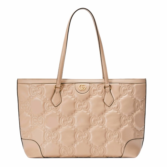 New in Box! GUCCI GG Matelasse Medium tote in bone - Picture 1 of 16